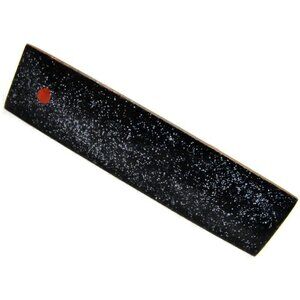 Black Splatter Enamel Copper Neck Tie Clip Clasp